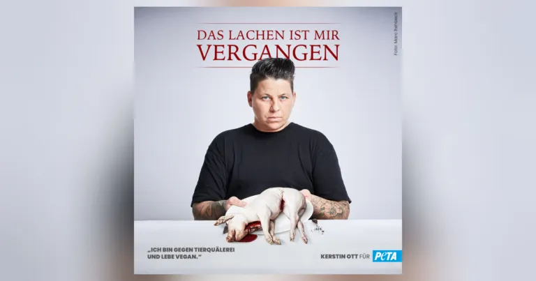 Kerstin Ott und PETA: Ein starkes Duo gegen Tierleid