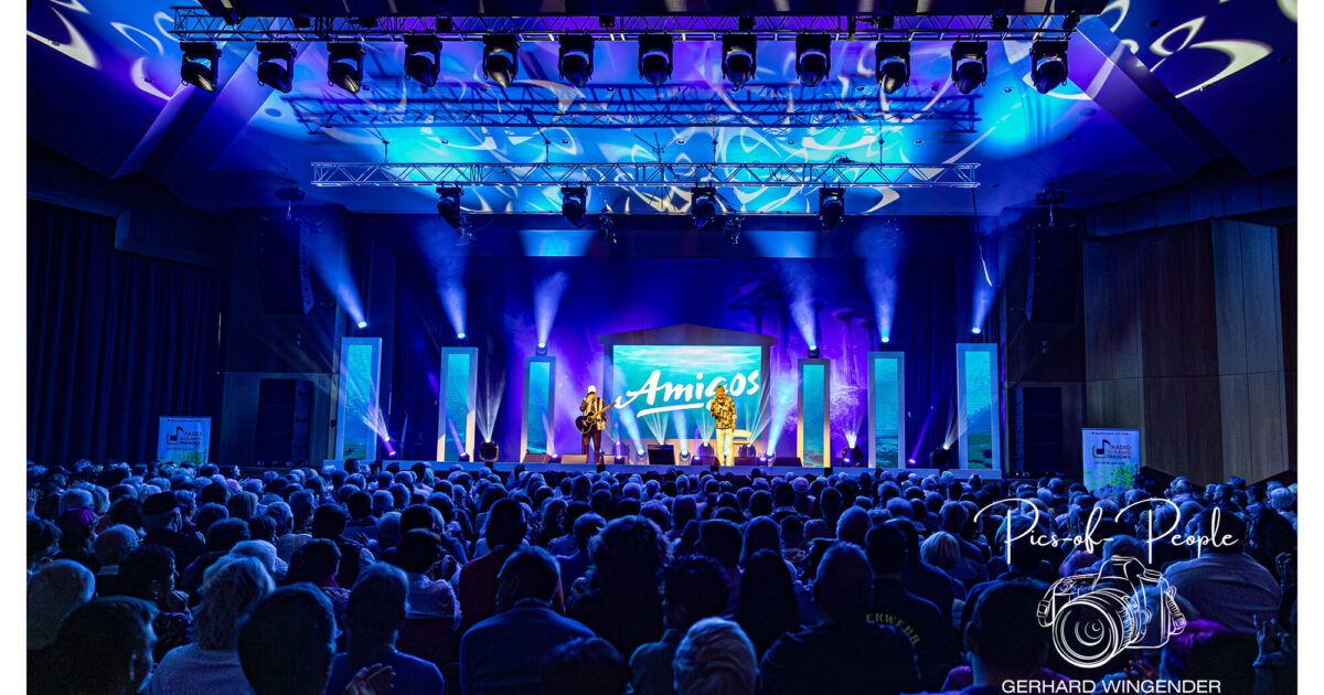 Die Amigos bei Ihrem Konzert im Rahmen der Tournee "55 Jahre - Das Jubiläumskonzert" am 17.05.2025 in der Stadthalle in Limburg Foto: Pics-of-People / Gerhard Wingender