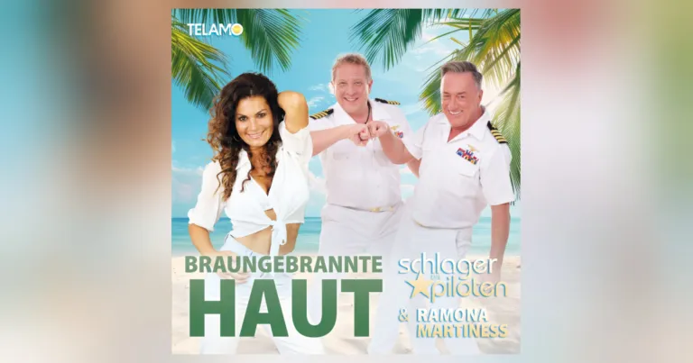 Sommersound mit Sehnsuchtsgarantie: Ramona Martiness & Die Schlagerpiloten starten mit „Braungebrannte Haut“ durch