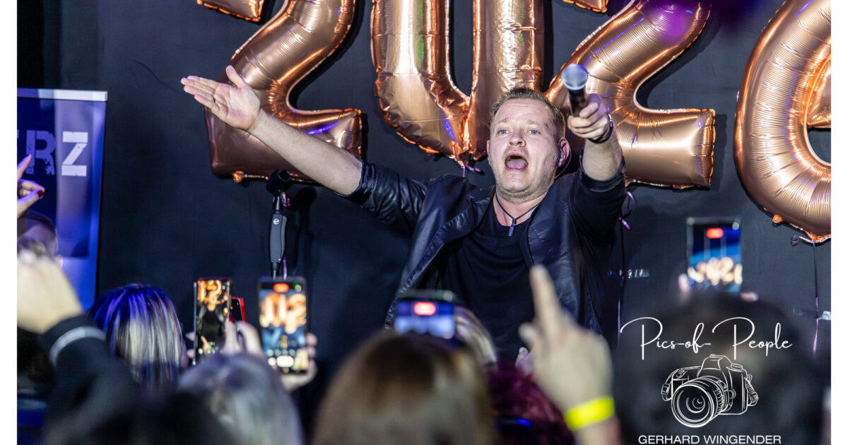 Frank Lukas bei seinem Konzert am 10.01.2026 in der Eventlocation Flotte Foto: Gerhard Wingender Fotografie
