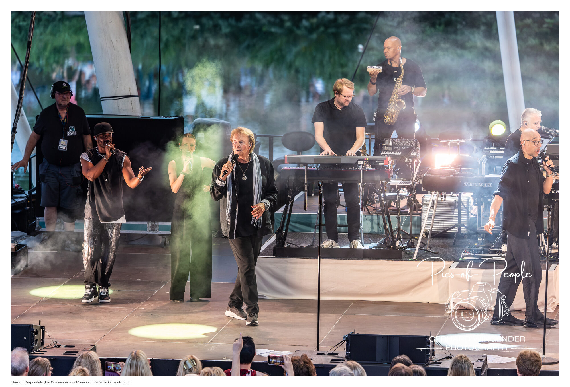 Bella Wilhayn beim Kontert von Howard Carpendale Ein Sommer mit euch am 27.08.2026 in Gelsenkirchen Foto: Gerhard Wingender Fotografie