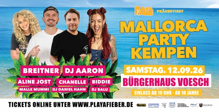 Mallorca-Feeling kommt nach Kempen: Zwei Kempener bringen die Playa an den Niederrhein