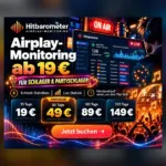 Läuft dein Song gerade im Radio? Jetzt siehst du es live